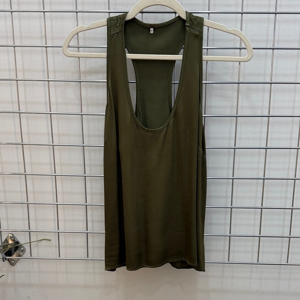 Olive Green Women's Tank Top